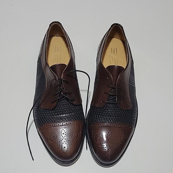 Johnston & Murphy Other - Johnston & Murphy Cellini Brogue Woven Oxfords